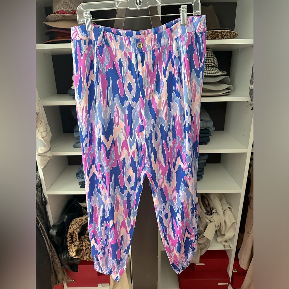 BNWT Lily Pulitzer saffron pant joggers